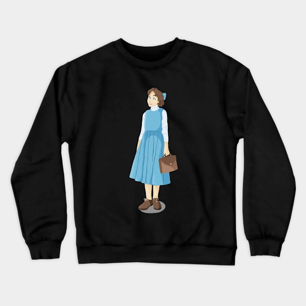 Wendy Darling Crewneck Sweatshirt by seamudra studio